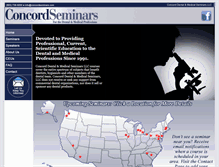 Tablet Screenshot of concordseminars.com